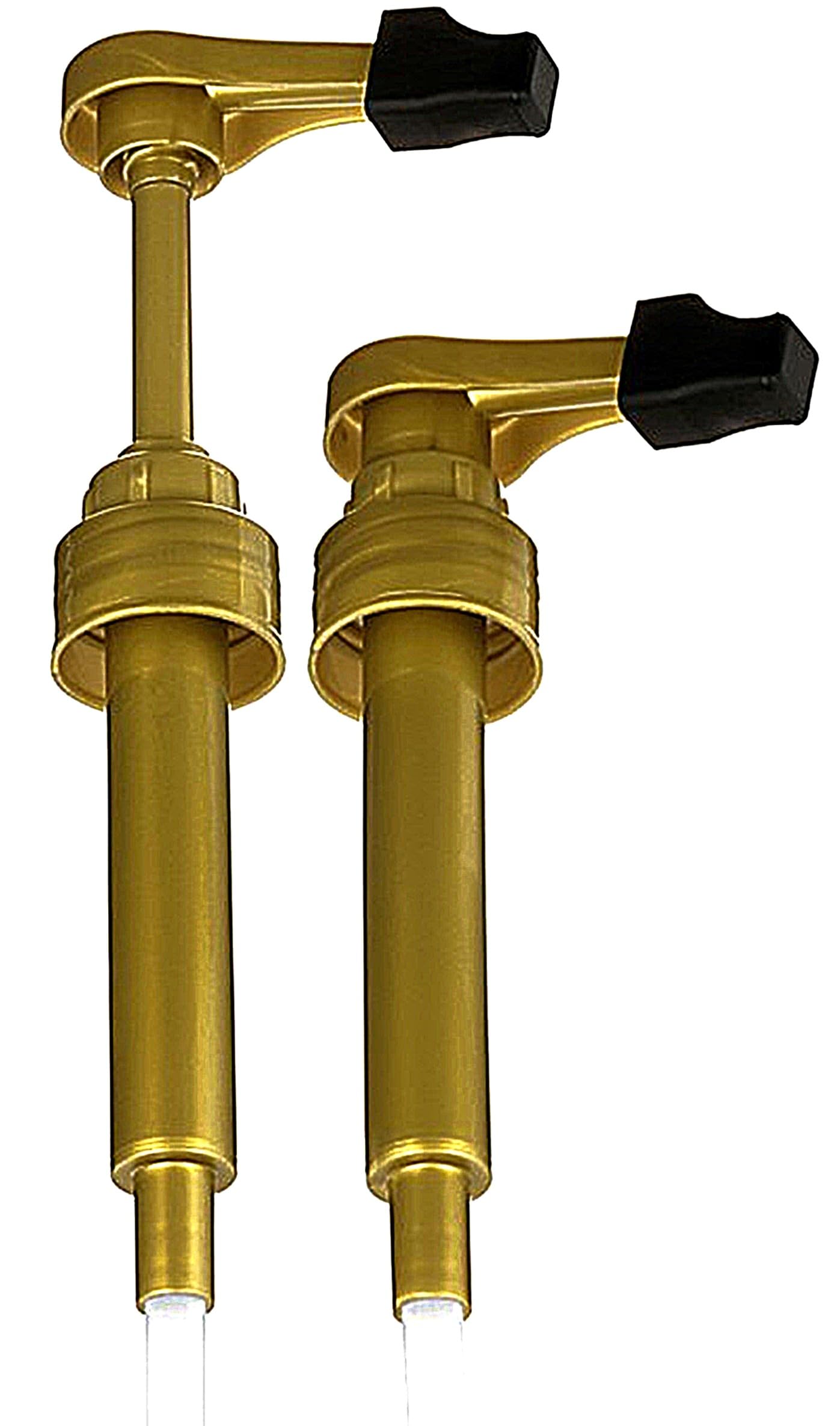 Coffee Syrup Pump. ONLY for Monin GLASS 750ml (25.4 Fl.Oz.) Bottle (Pack of 2). FDA Compliant. BPA Free.