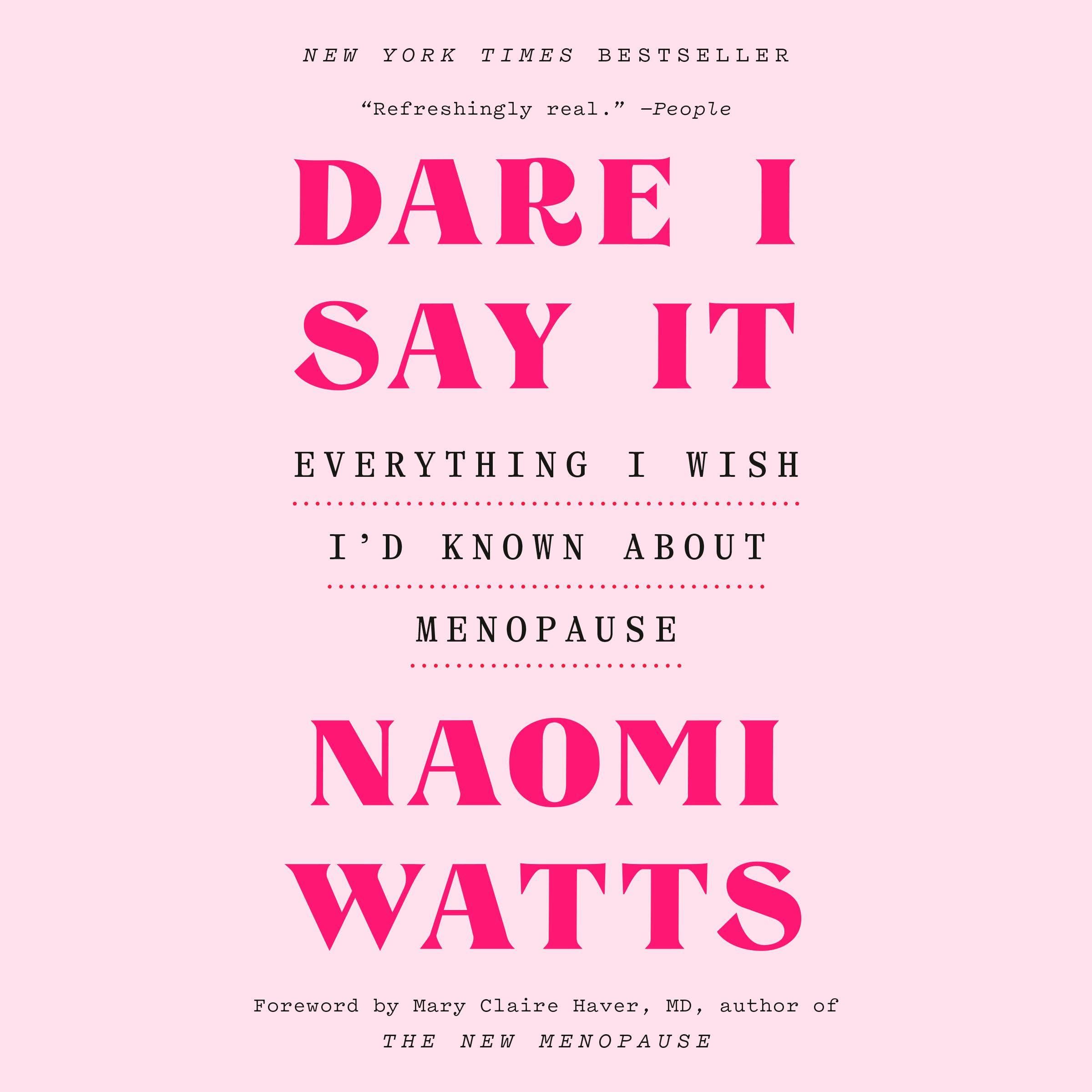 Cover art for Dare I Say It