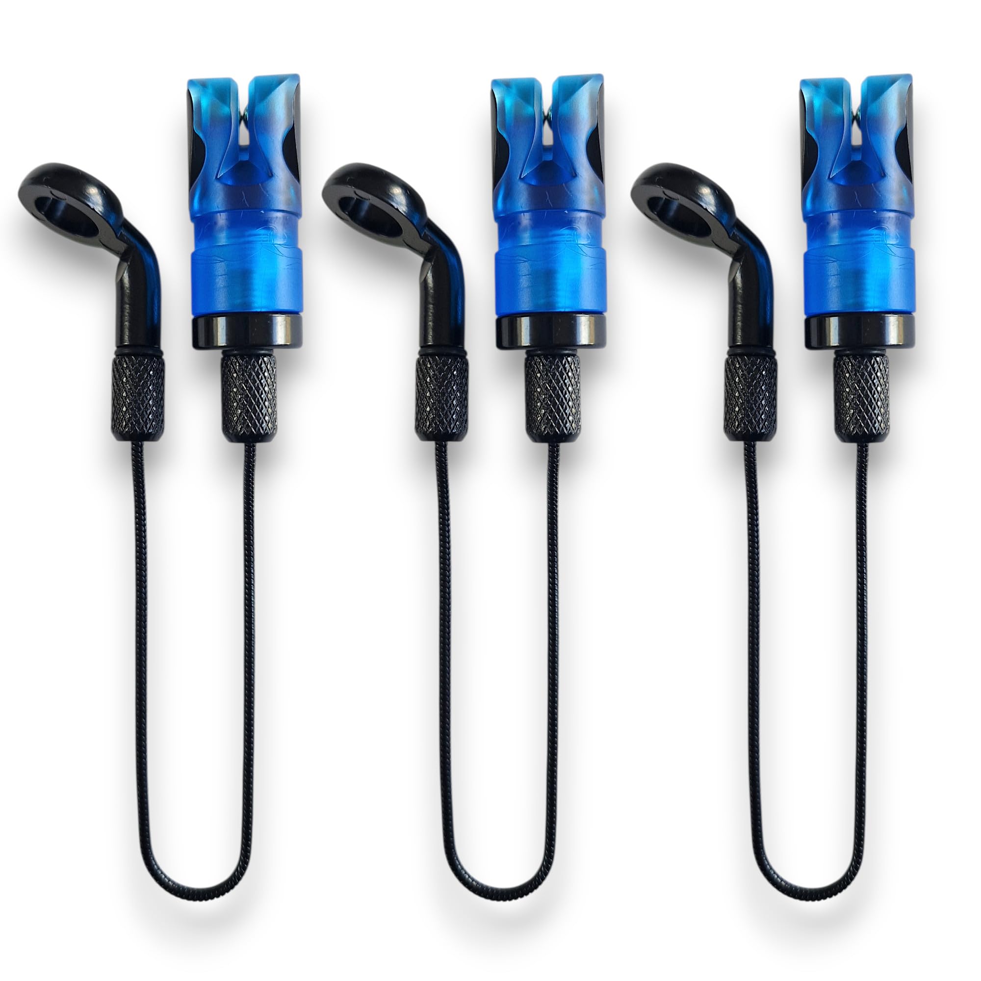 TJR Tackle Mag Elite Bite Indicators Bobbins with Magnetic Line Clip, 3 Pack (Blue)