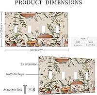 Vista 153 de Placa de pared dúplex de receptáculo de dispositivo de 1 gang de madera envejecida blanca gris con veta de tablón, cubierta de enchufe eléctrico