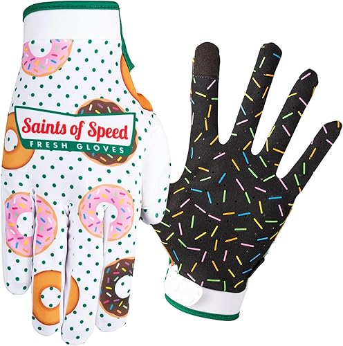 Saints of Speed guantes para bicicleta de montaña, motocross, BMX, freeride, Multicolor, M Saints of Speed guantes para bicicleta de montaña, motocross, BMX, freeride, Multicolor, M