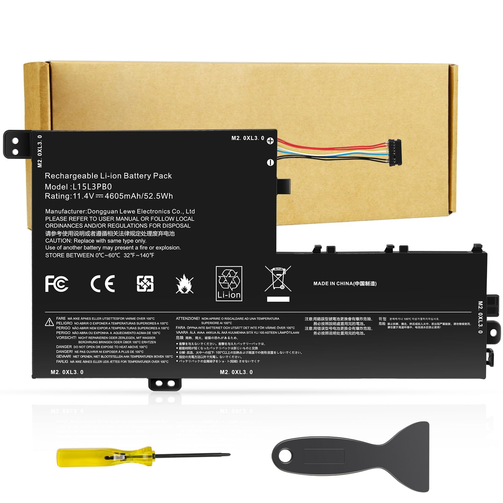 Amazon.com: Futurebatt L15L3PB0 L15M3PB0 Laptop Battery