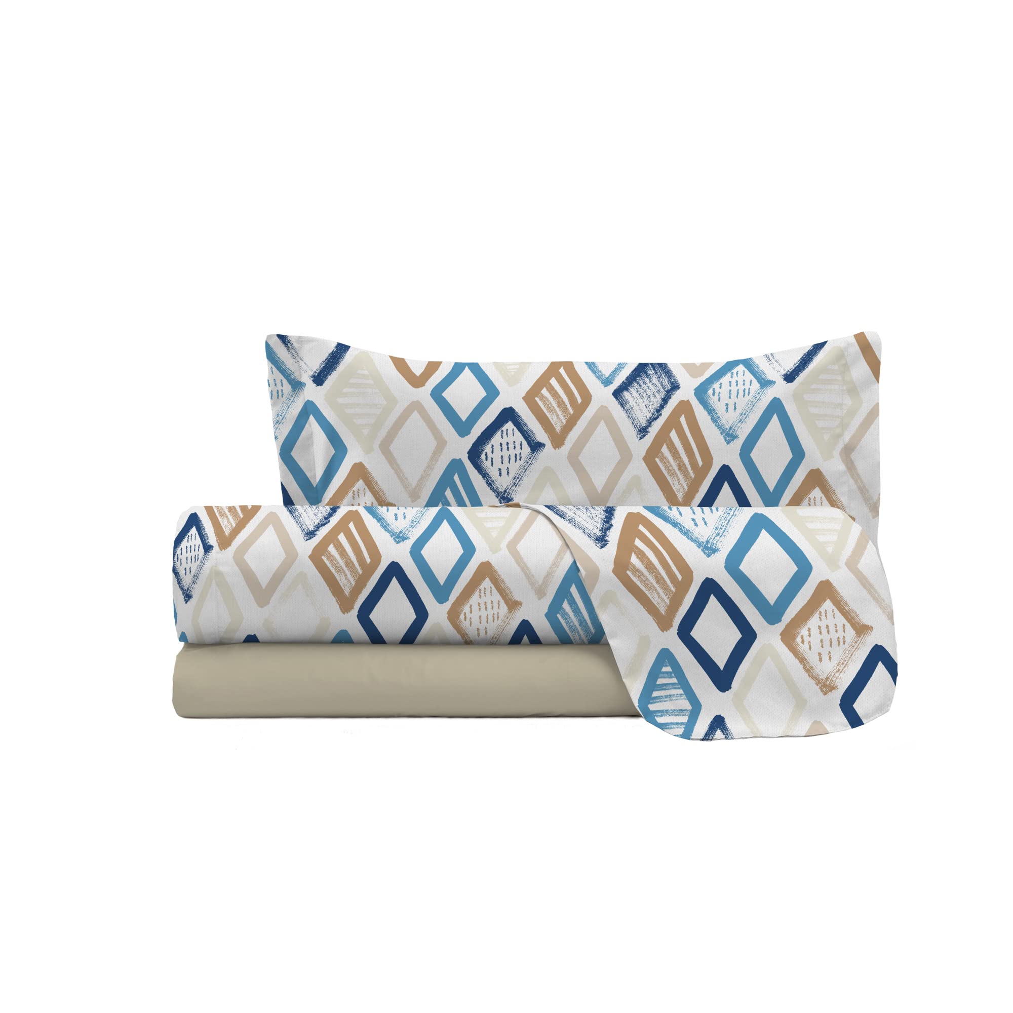 Jolly Fashion Bed Sheet Set, Made in Italy, Soft Microfibre Bed Set, Fitted Bottom Sheet - Image 3
