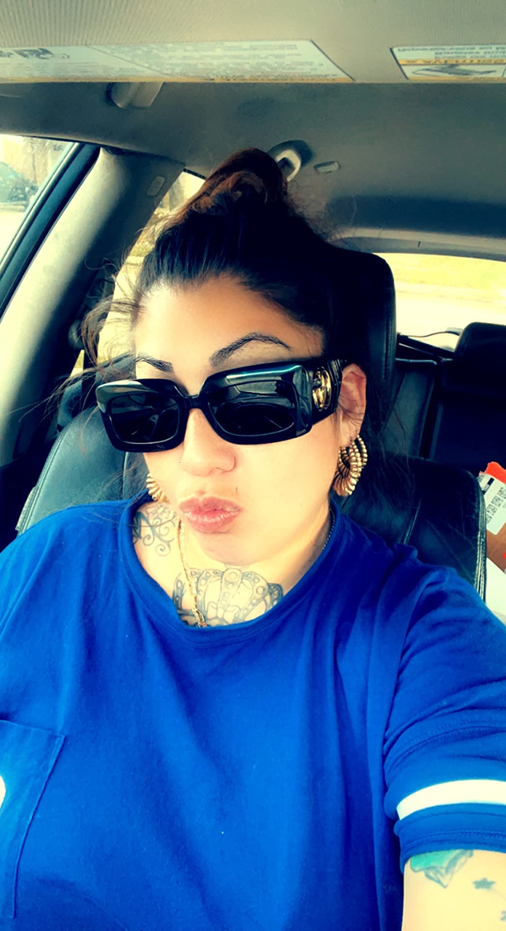 29/mo Finance Gucci Women's Matelasse 90s Rectangular Sunglasses