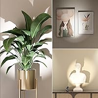 Vista 8 de Junview Paquete de 2 focos LED para interiores de 3000 K-6000 K, luz ajustable para plantas y obras de arte con temporizador de encendidoapagado