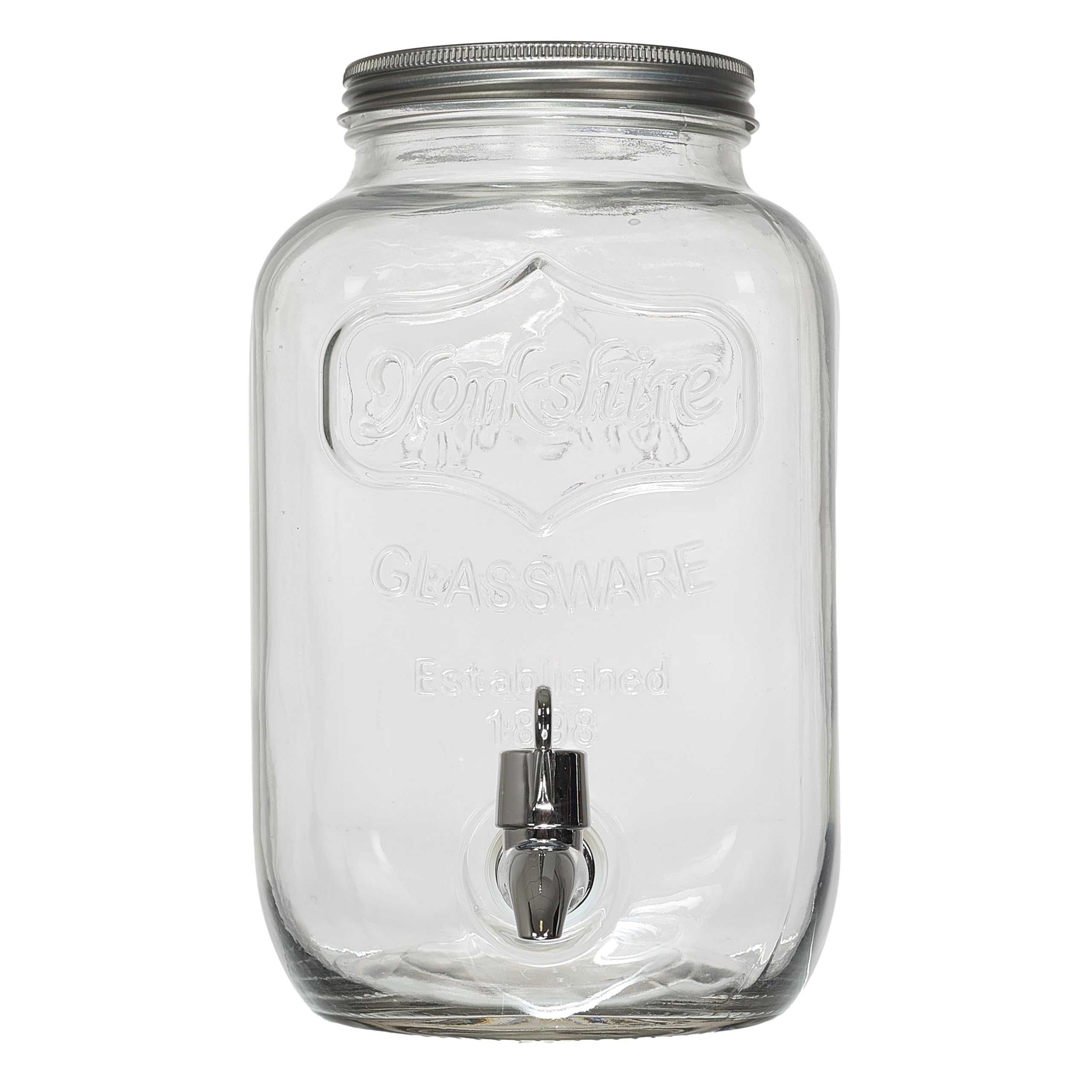 Saveur et Degustation KV7169 FONTAINE, bevanda in vetro, 4 l, trasparente, 15 x 15 x 25,5 cm