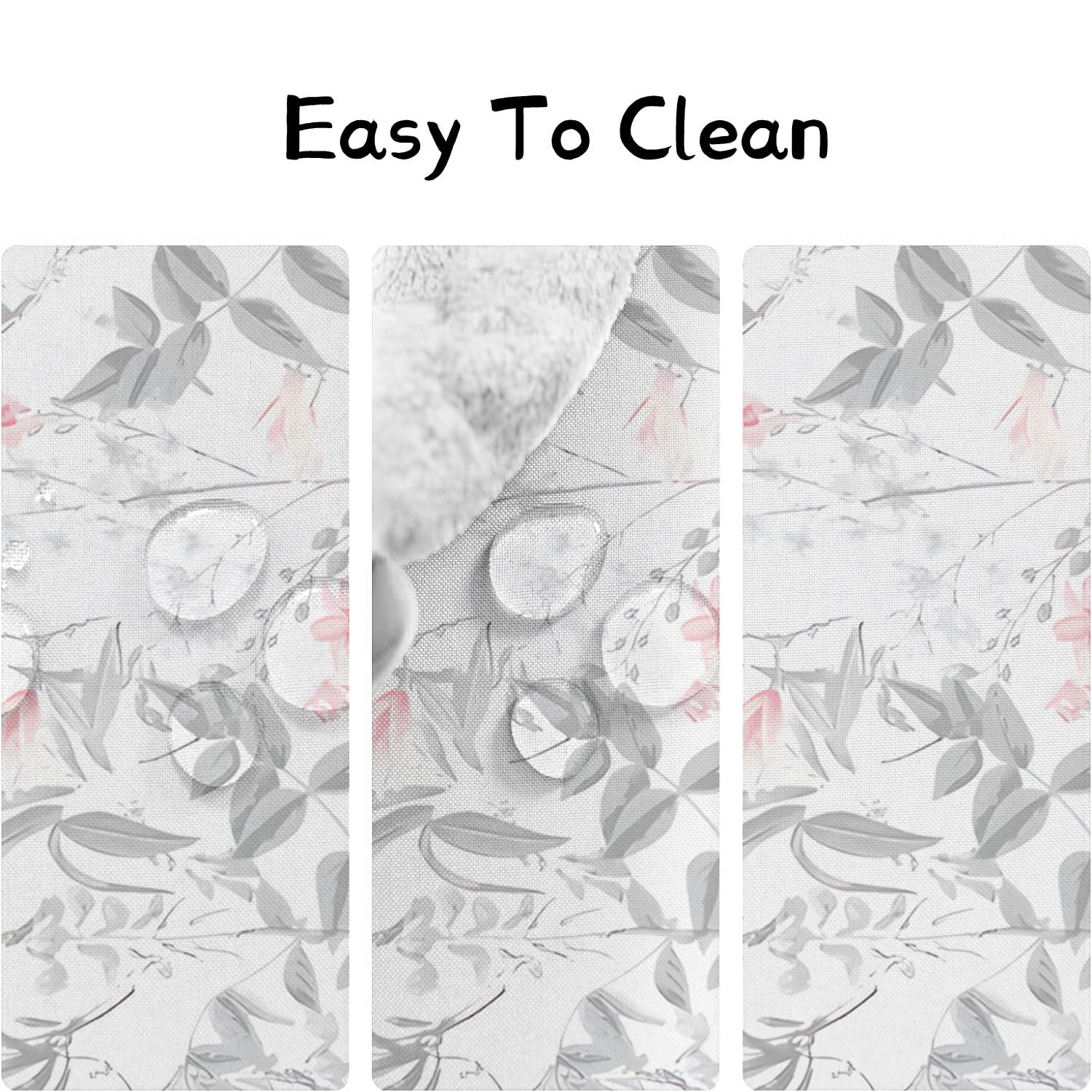 Nappe Ovale 160x200 cm Motif Floral Aquarelle, Imperméable et Anti-tache, Nappe de Table Lavable, Linge de Table Décoration pour Cuisine Salle à Manger Jardin Terrasse BalconBotanique Feuilles P-41