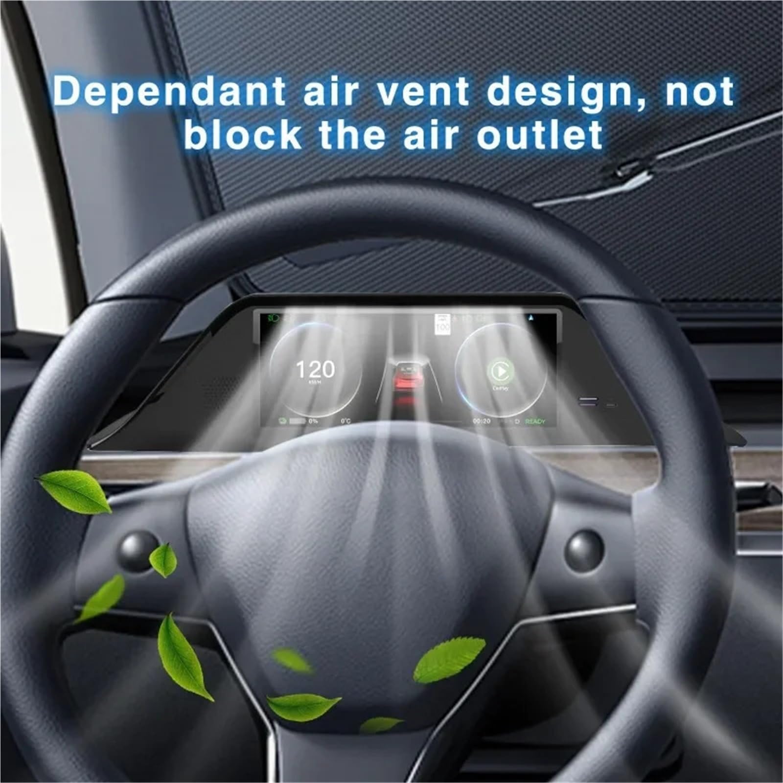wyświetlacz Headup Pasuje do modelu Y/3 Panel instrumentów LCD Panel instrumentów z ekranem dotykowym Wyświetlacz przezierny z CarPlay Android Auto