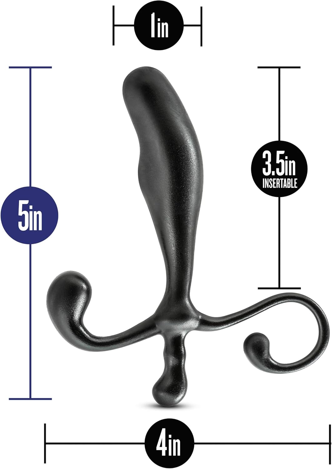 Prostimulator VX1 showing perfect curve for P-spot stimulation