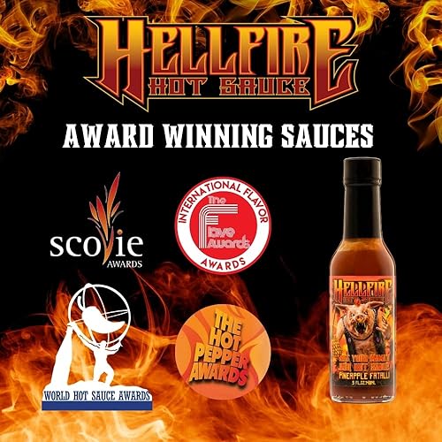 Miniatura 7 de Hellfire Hot Sauce Not Your Mama's BBQ Salsa picante Piña Fatalli