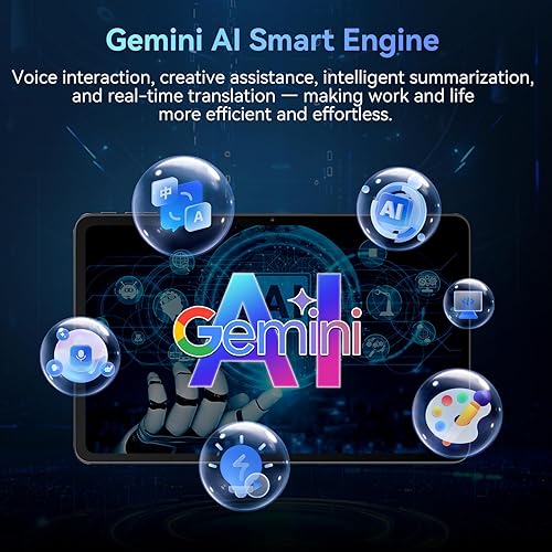 Miniatura 6 de Tablet N90 Android 16, tableta de 12 pulgadas 2K FHD+, tableta Android con teclado, WiFi 5G, 24GB+128GB/2TB, identificación facial, 9000 mAh, 4 años