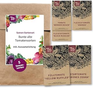 Tomates antiguas coloridos - kit de semillas con 5 variedades tradicionales