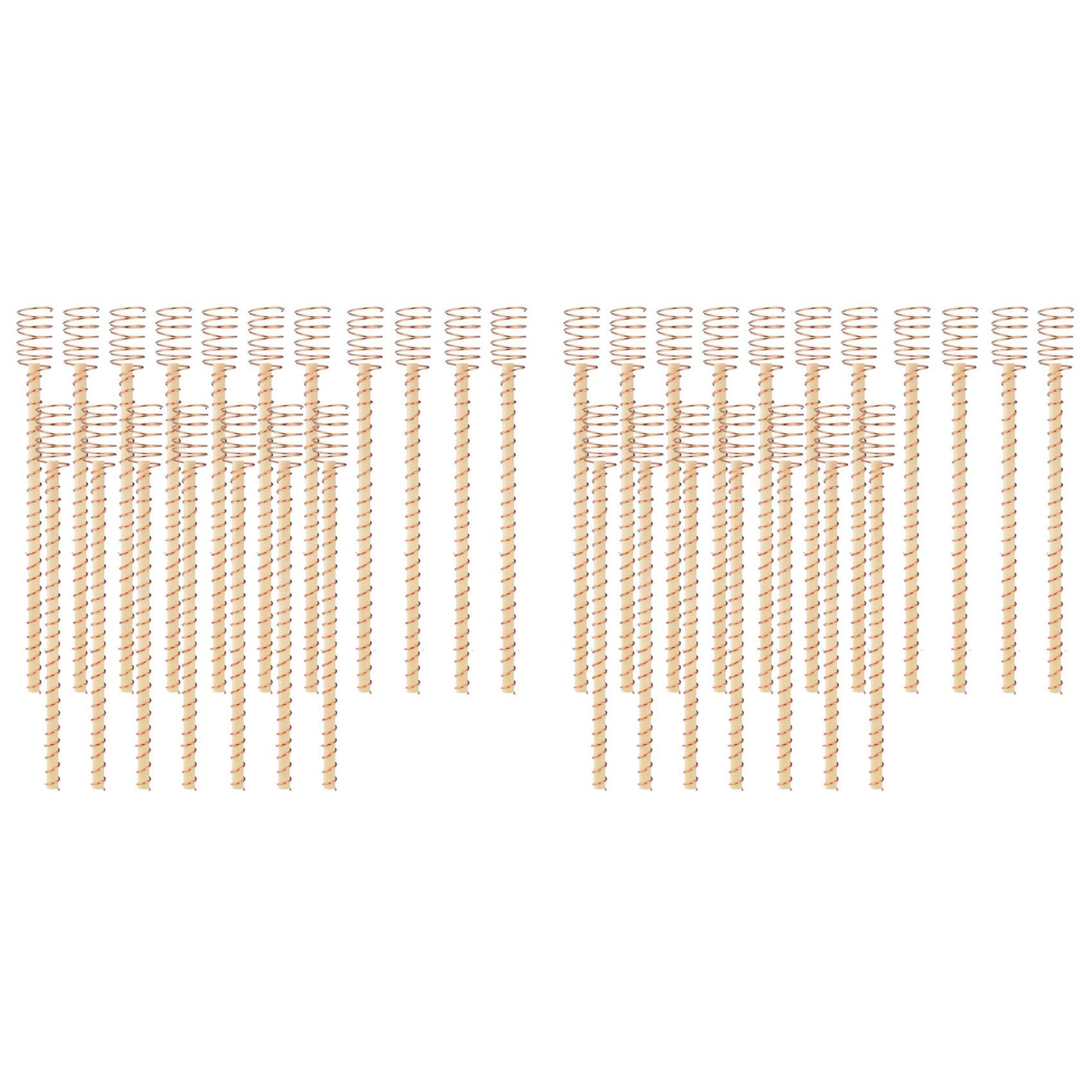 Jnchdghwa 36pcs Electroculture Plant Stakes,Garden Stakes Electroculture Copper Gardening Antenna for Garden Plants Support 12inch