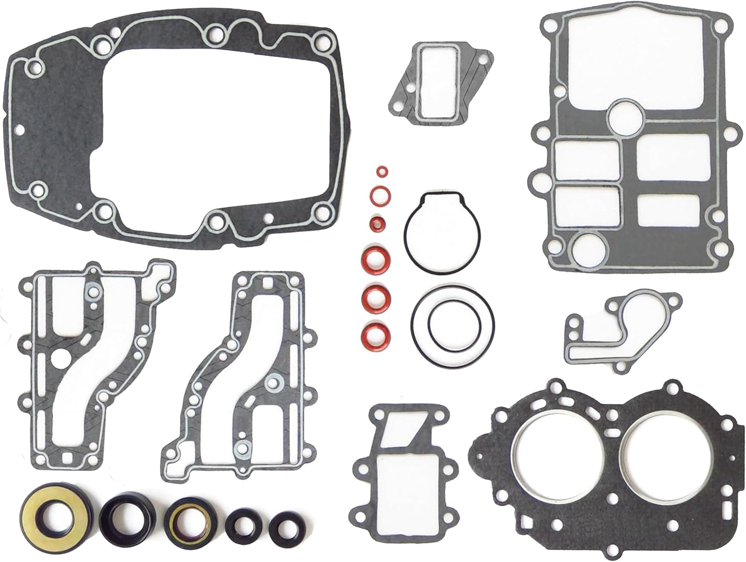 682-W0001-02, 682-W0001-03 Power Head Gasket Kit Replacement for Yamaha Outboard 9.9HP 15 HP