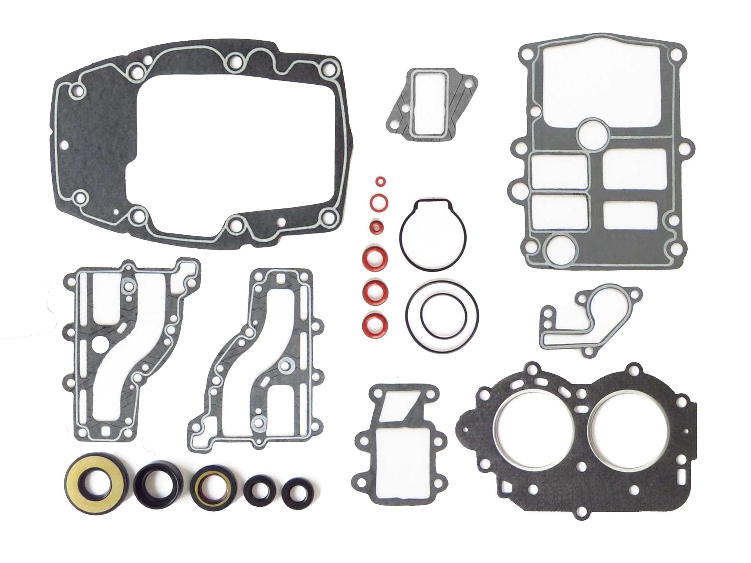 Power Head Dichtungssatz 682-W0001-02, 682-W0001-03 kompatibel mit Yamaha Außenborder 9,9 PS 15 PS