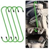 2PCS Brake Caliper Hangers,Brake Caliper Tool/Brake Caliper Compression Tool for Changing Brake Pads,Braking,Universal Automotive Tools Brake Caliper Hooks with Rubber Caps (2, Green)