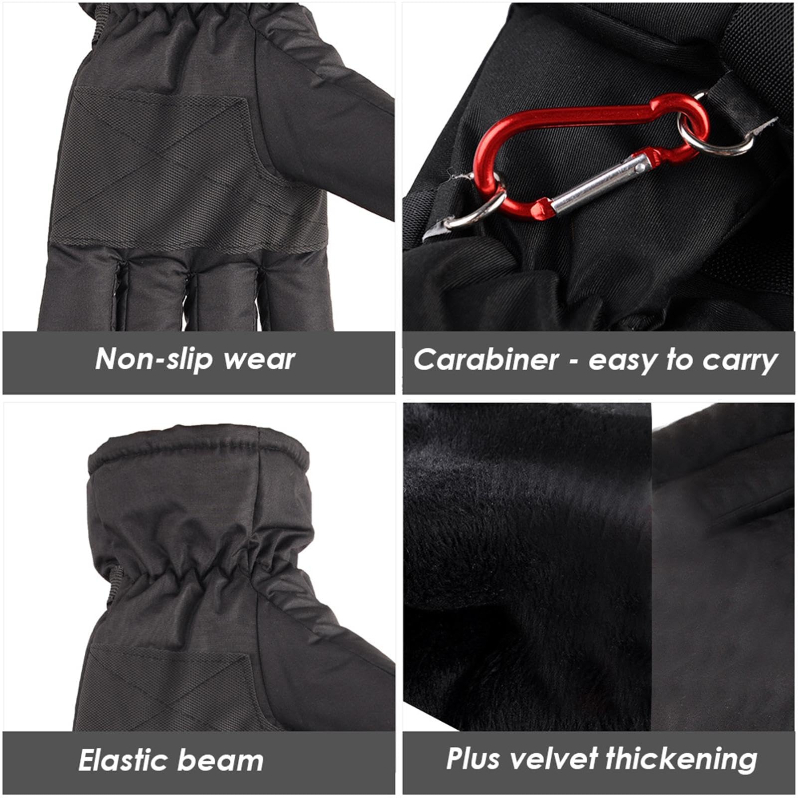 Guantes térmicos | Guantes térmicos para hombre - Guantes de invierno para hombres y mujeres, guantes cálidos impermeables para clima frío, guantes calefactables para entrenamiento, correr,