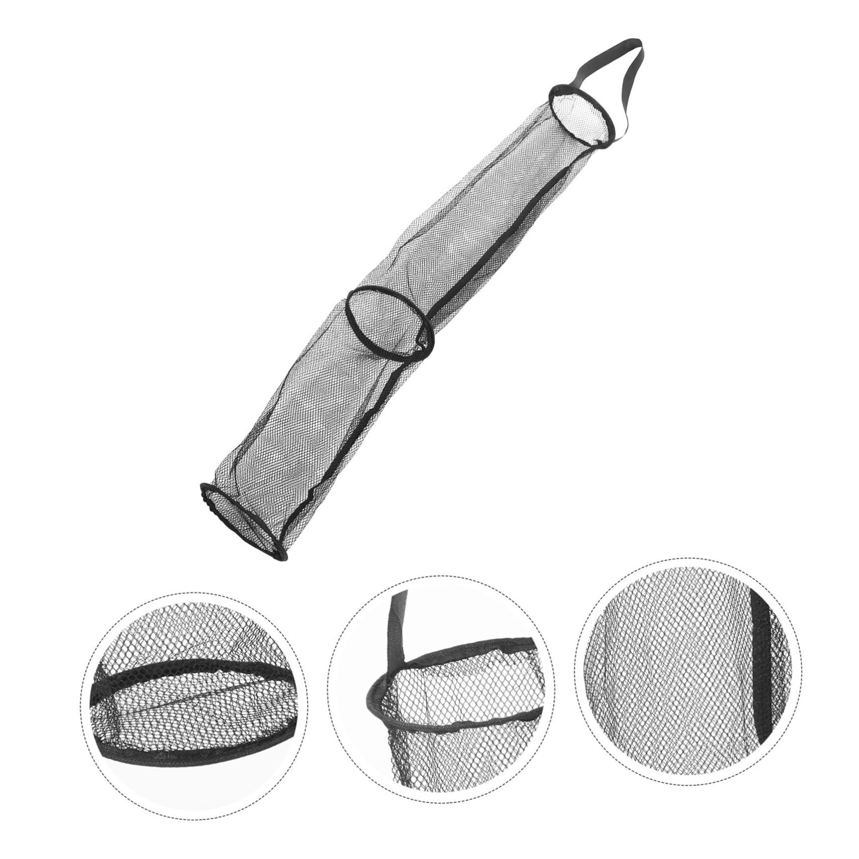 ibasenice Foldable Fishing Guard Netting Portable Live Bait Bucket Cast Net Lightweight Fishing Supplies for Carrying