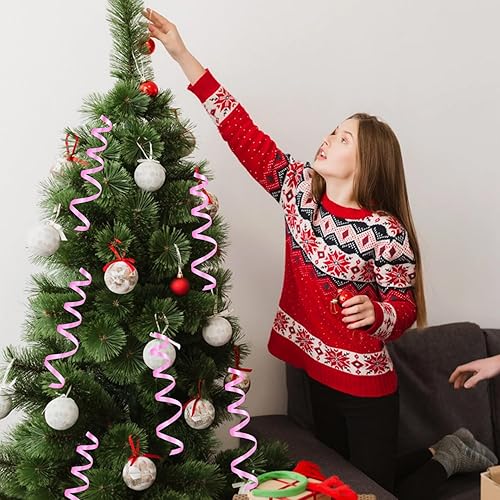 Vista 118 de TONIFUL Cinta rizadora de 500 yardas para decoración de arte y manualidades, envoltura de regalos, cintas y lazos para regalos de Navidad, Año Azul