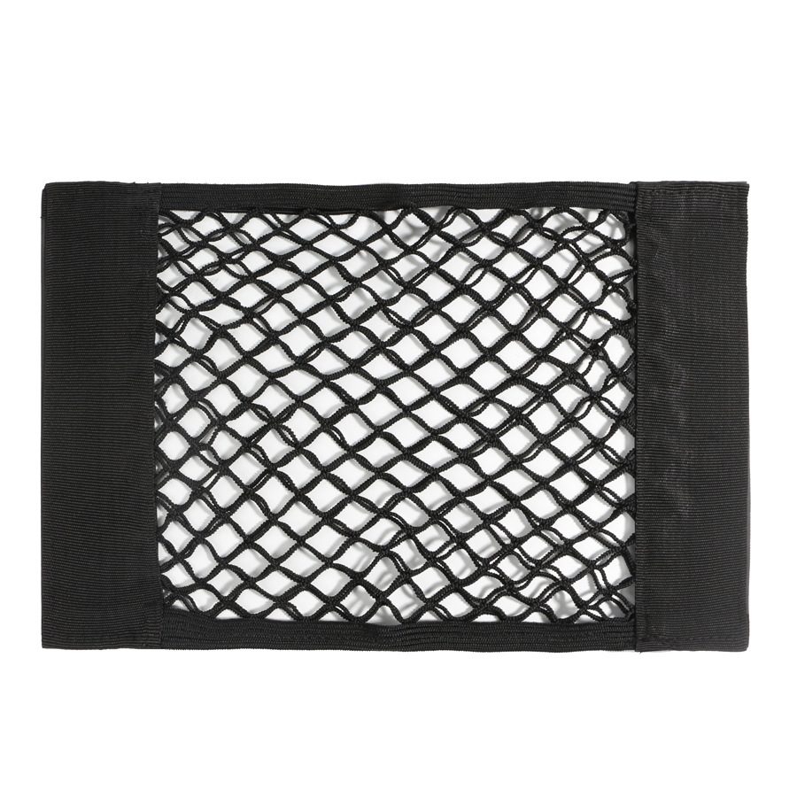 Filet De Rangement Pour Coffre De Voiture – Lot De 4 Tailles, Avec Bandes Adhésives, Polyester, Noir