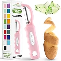 Vista 9 de Spring Chef Pelador de verduras giratorio prémium, color negro