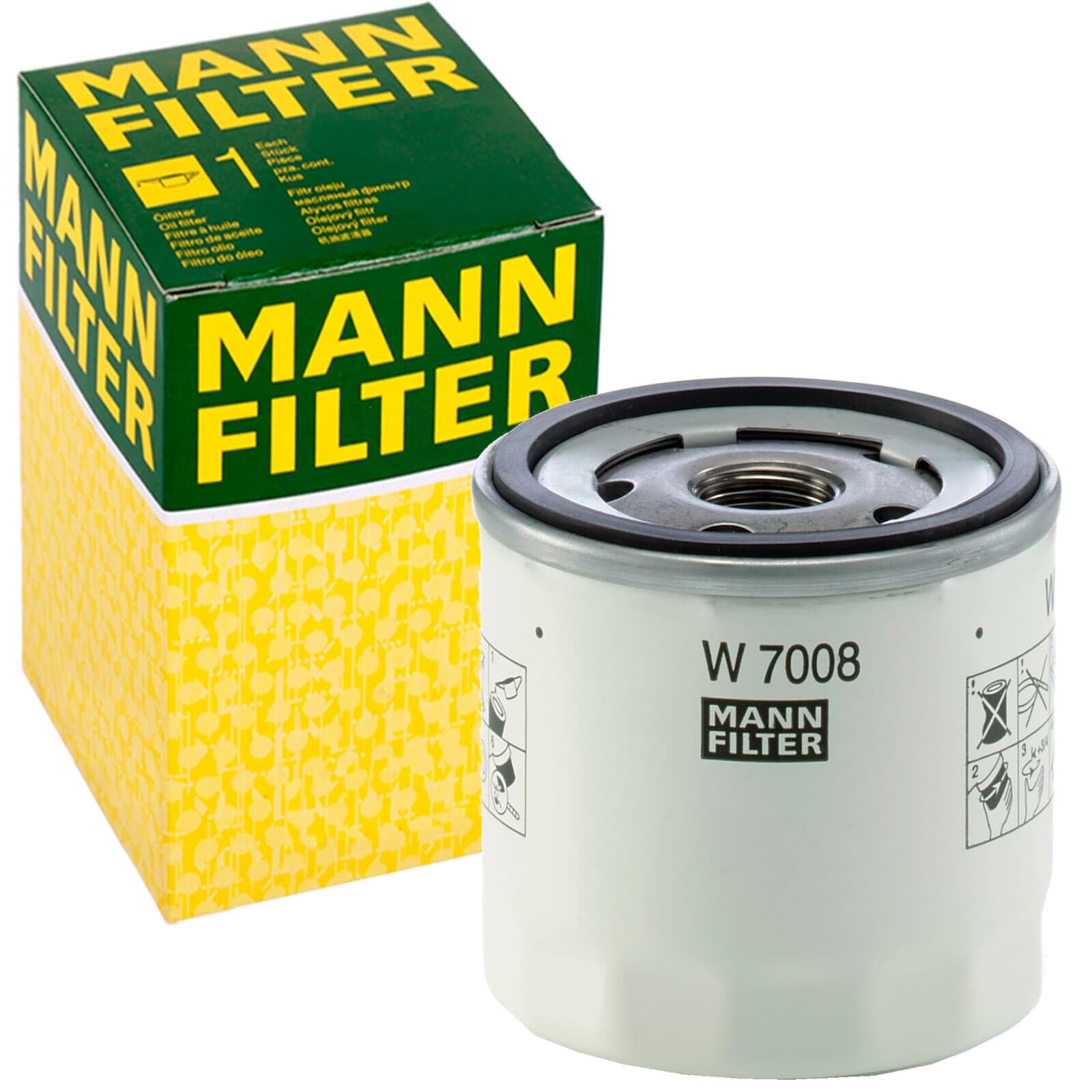 Mann Inspektionspaket+Mannol 5W-30 Öl | C2244 (LX1268)+CUK2433+W7008+256.850.001+MN1801 Kompatibel mit Fiesta V (jh_, Jd_),fusion (ju_)