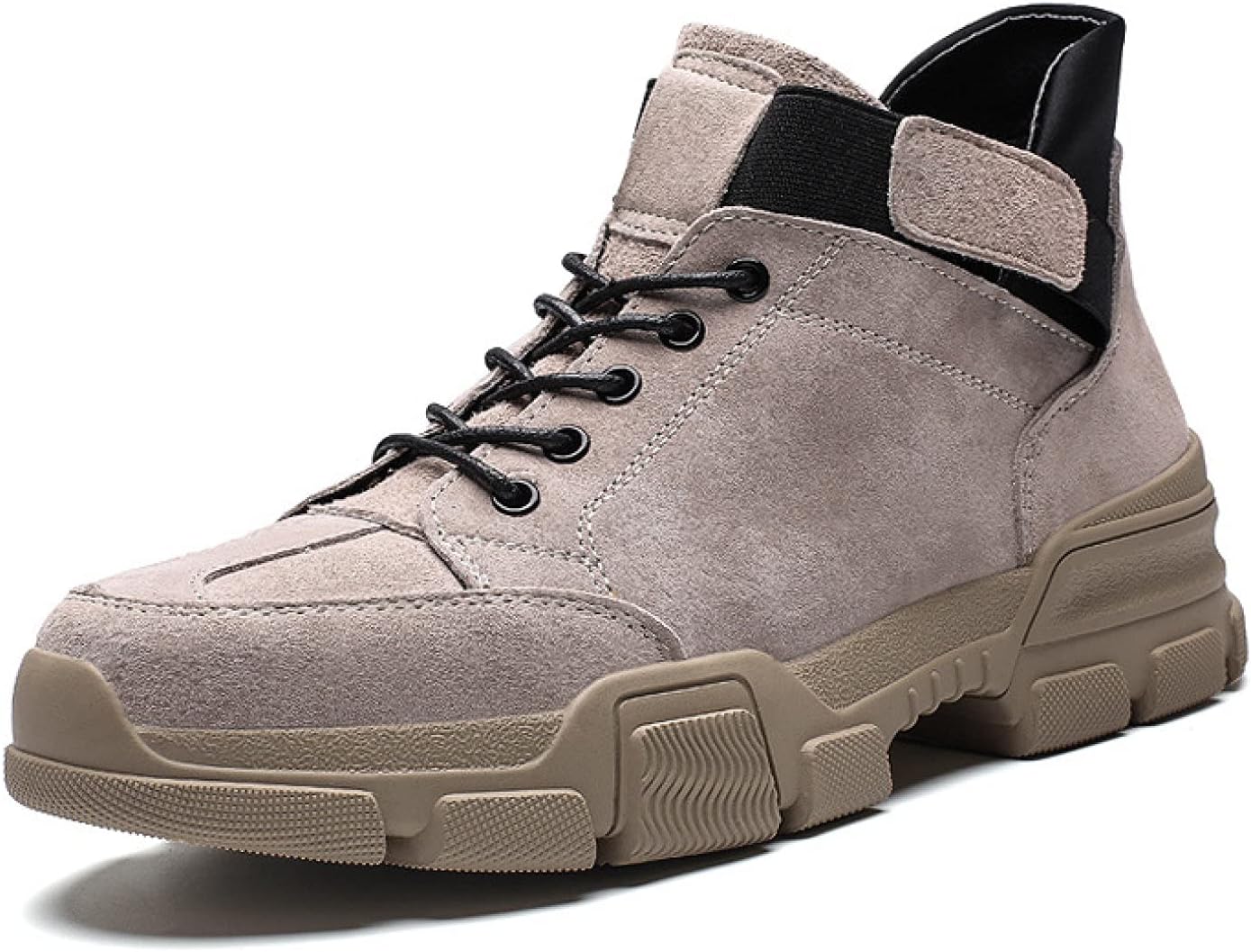 [イグル] メンズ ミリタリーブーツ トレンド メンズ ブーツ レースアップブーツ 痛くない 防水 防滑 秋冬 ラウンドトゥ アウト