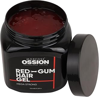 Morfose Ossion Premium Barber Line Red-Gum Mega Strong Hair Gel 750 ml