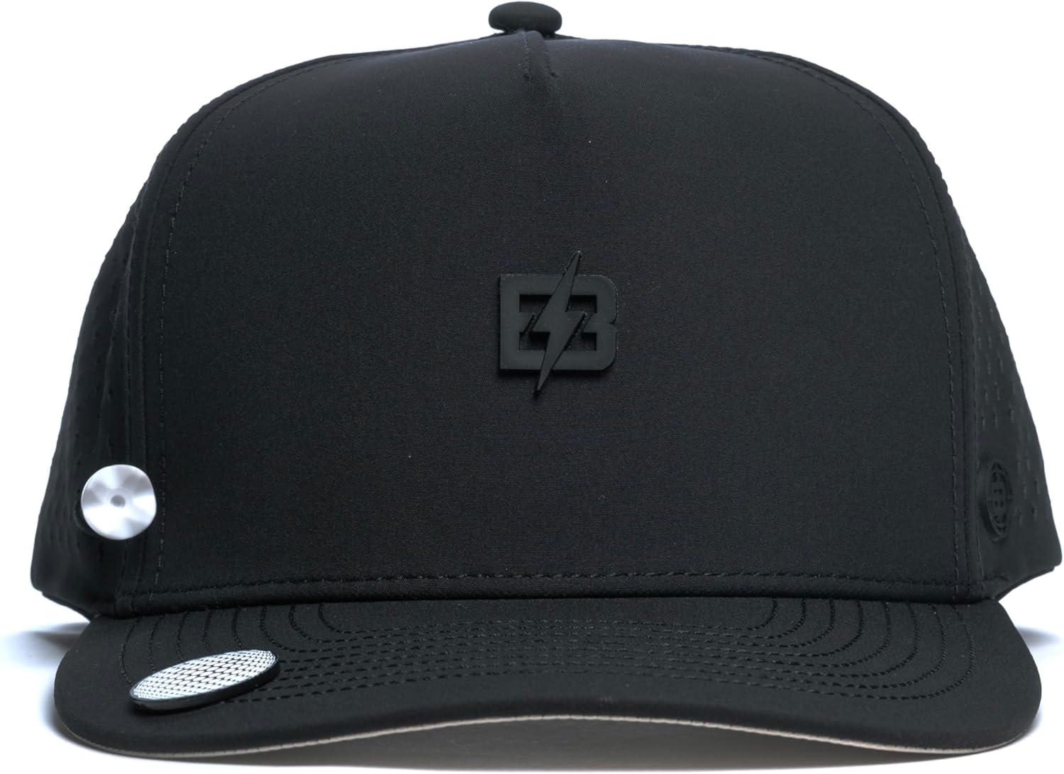 BRIMZ Golf Performance Hat - Tee Holder & Magnetic Brim - Breathable Sweat & Water Resistant Golfing Snapback Cap - Image 2