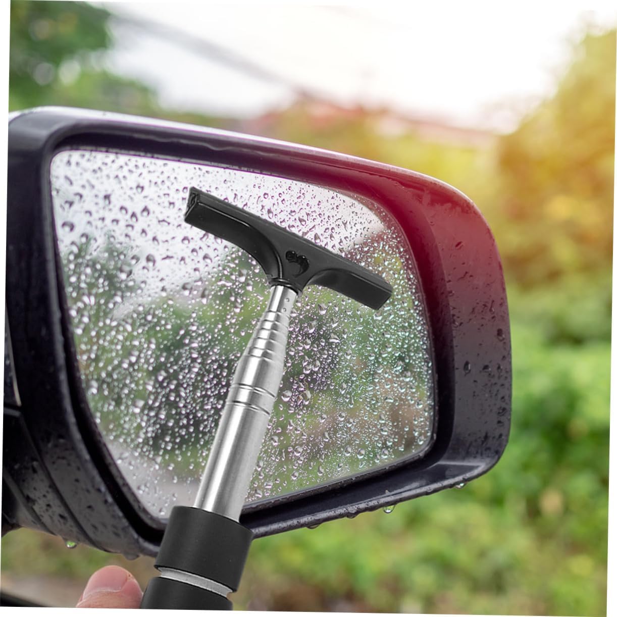 PRETYZOOM 2pcs Long-Lasting Car Window Wiper Cleaning Brush Windshield Mirror Cleaner Comfortable Padded Handle