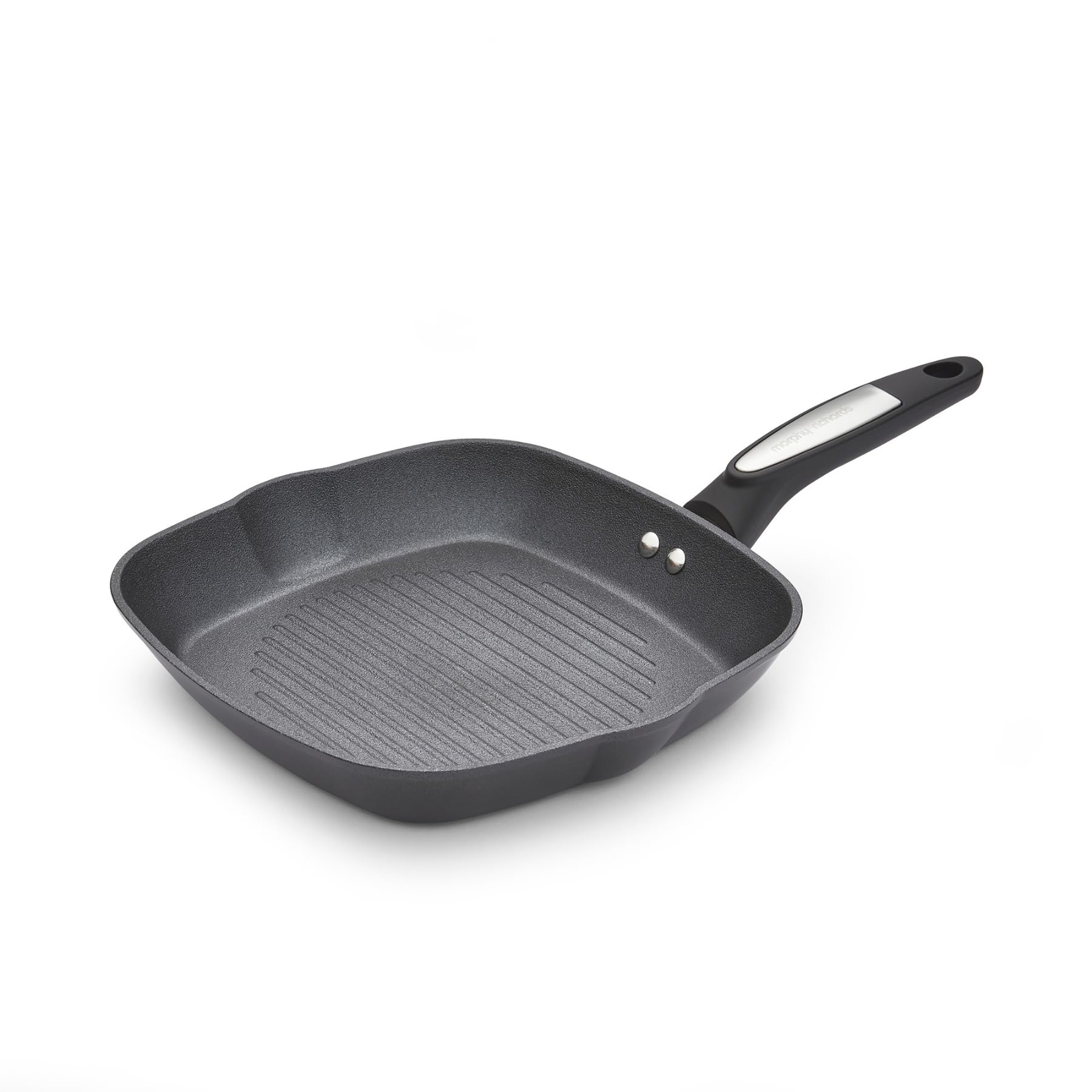 Morphy Richards Unisex Black 26Cm Forged Aluminium Ceramica Square Grill Pan In