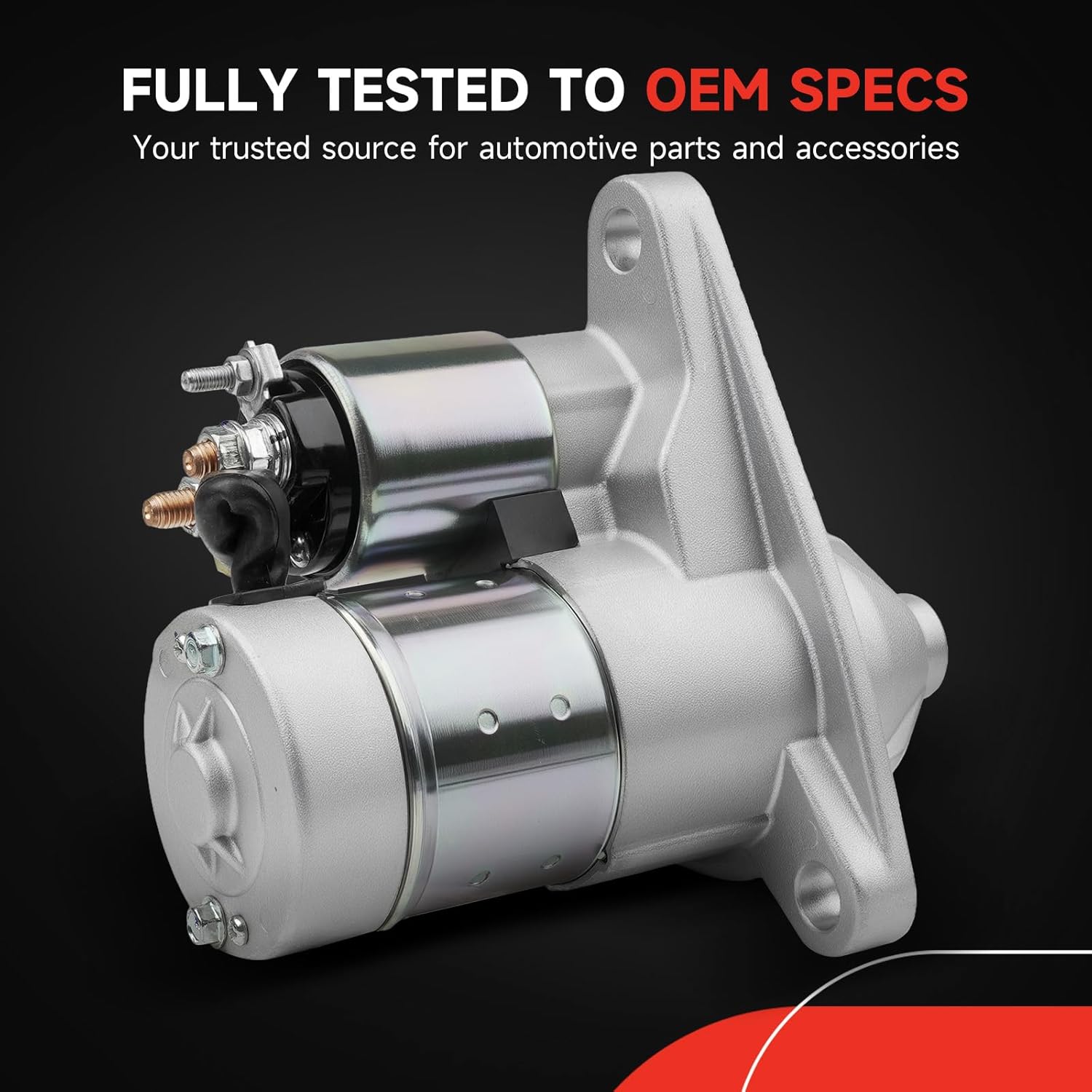 17982 Starter Replacement for 07-19 Nissan Sentra 2.0L 1.8L 1.6L, 11-17 Nissan Juke, Versa 1.8 07-12, Juke 11-17, Cube 09-14, NV200 13-21, Chevrolet City Express 15-18 L4 Engine OE# S114-902A 19317693