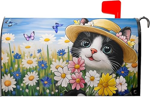 Miniatura 165 de Funda para buzón de águila calva con bandera estadounidense, tamaño estándar, 18 x 21 pulgadas, patriótica, impermeable, para buzón de correo