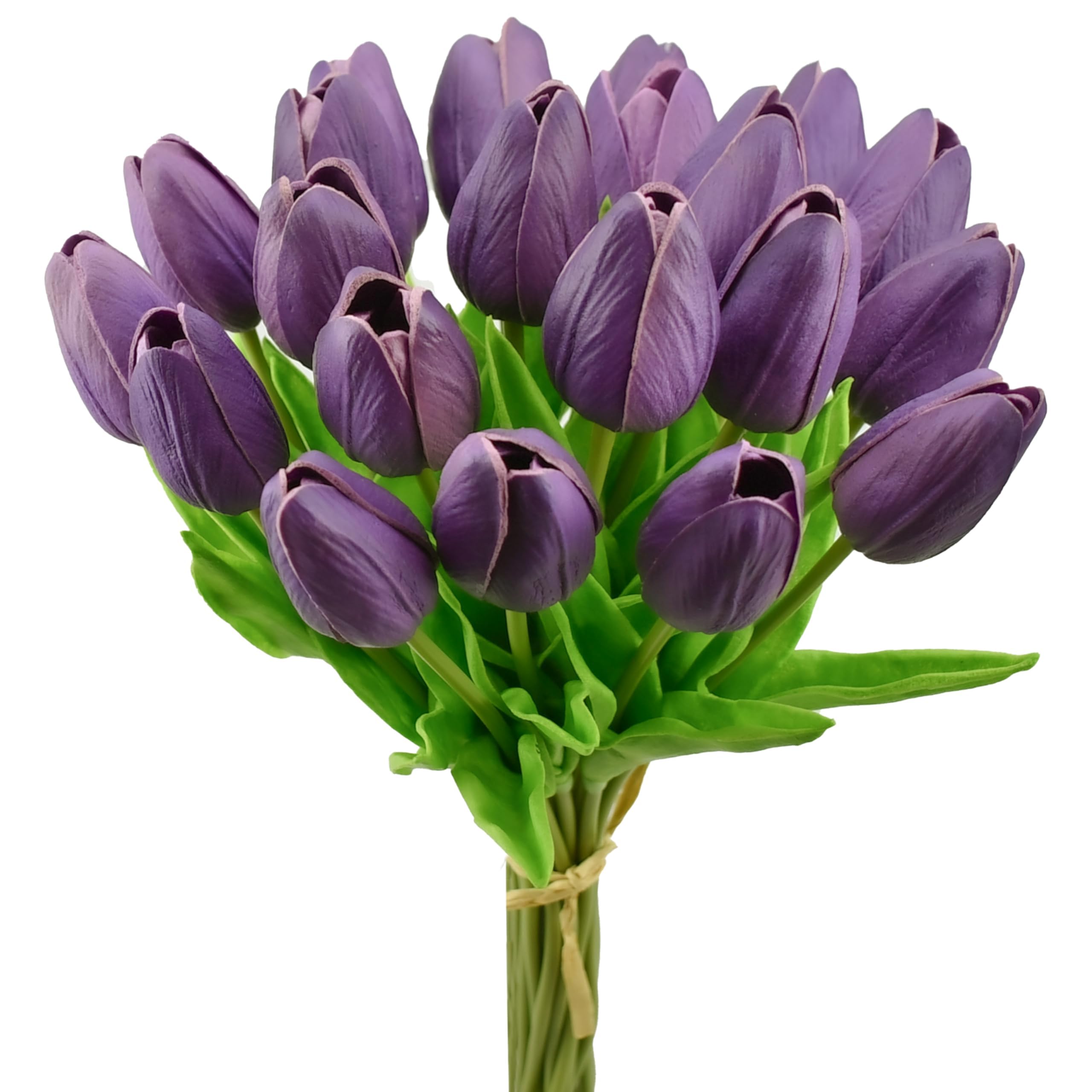 Mandy's 20pcs Artificial Purple Tulips