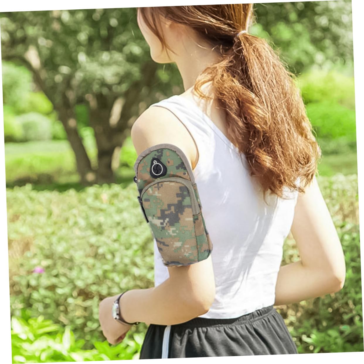 jojofuny 3 Piezas Bolsa de Brazo para teléfono móvil al Aire Libre brazaletes para Correr Bolso de la Banda del Brazo para el teléfono Soporte para Celular Caja del Brazo del teléfono