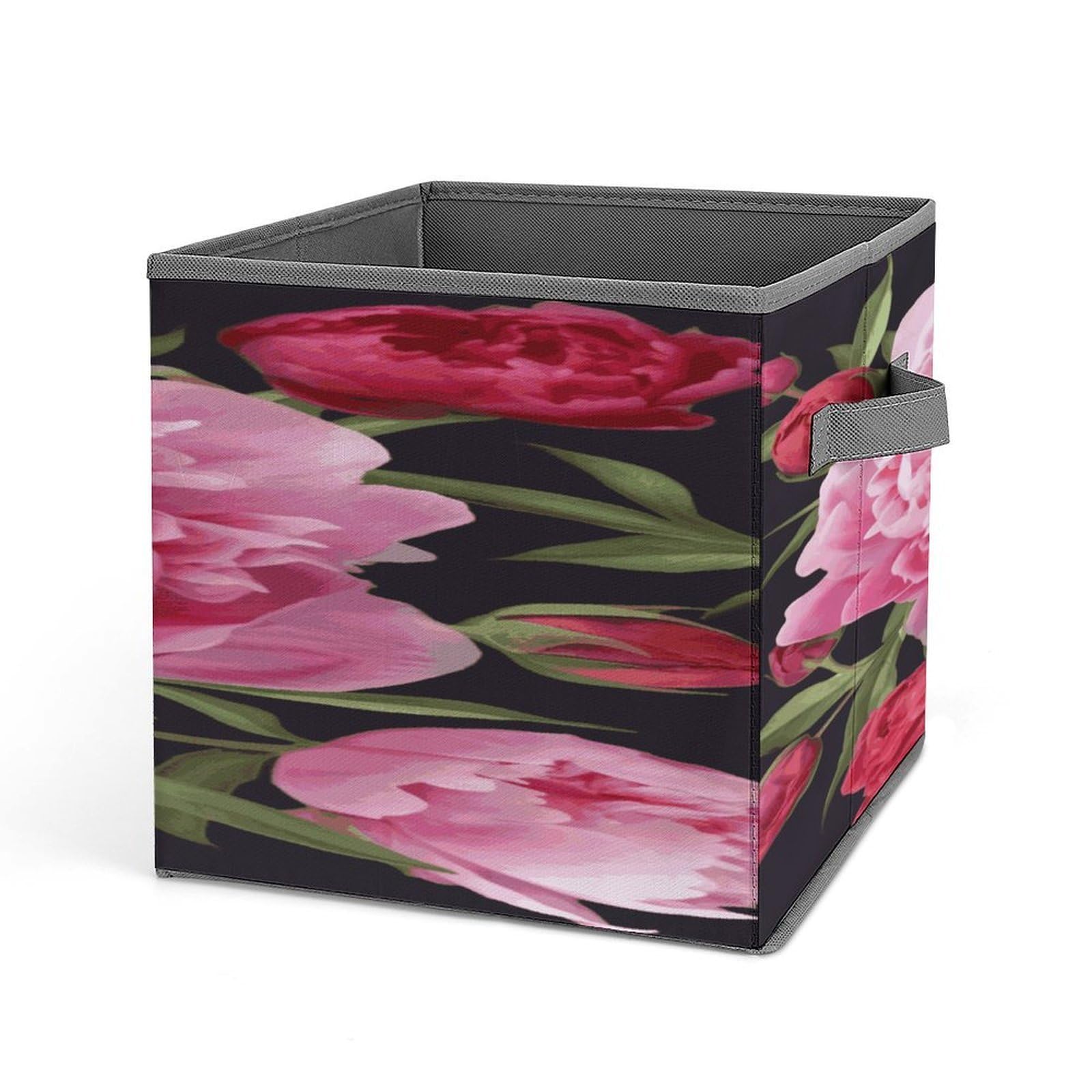 Fekiloot Style Garden Peony Storage Bins Storage Baskets