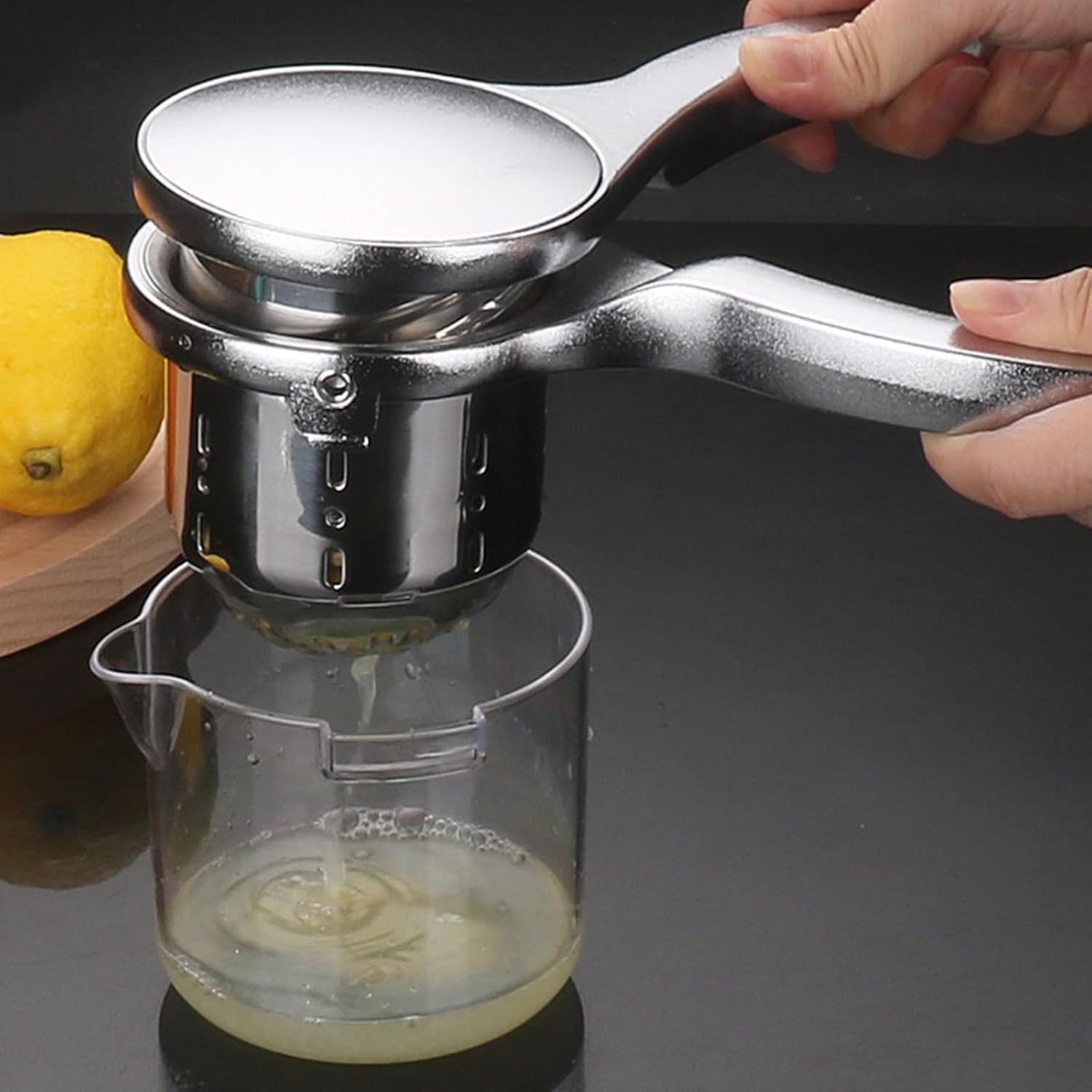 多機能手動ジューサー ステンレススチールジュースマシン レモン絞り器