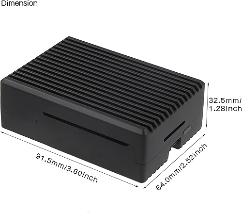 Miniatura 7 de Geekworm Caja de refrigeración pasiva de aluminio resistente para Raspberry Pi 5 (P573-Sliver)