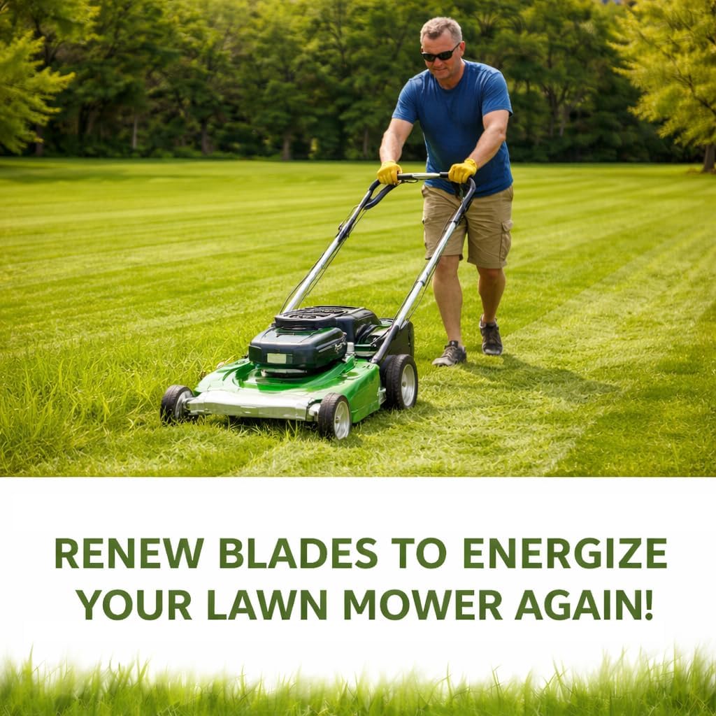 M148613 High Lift Blades for 42" Deck, Compatible with John Dee-re GT225 GT235 GX325 GX335 GX345 LX255 LX280 X324 Lawn Mower, Replaces M135881 M139976 M159047, 2 Pack
