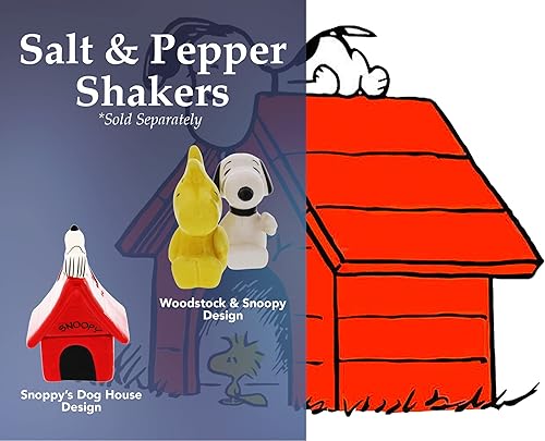 Miniatura 7 de Best Brands Disney - Juego de 2 saleros y pimenteros de cerámica para dormir en su caseta para perros, perfectos para cualquier mesa, fáciles de