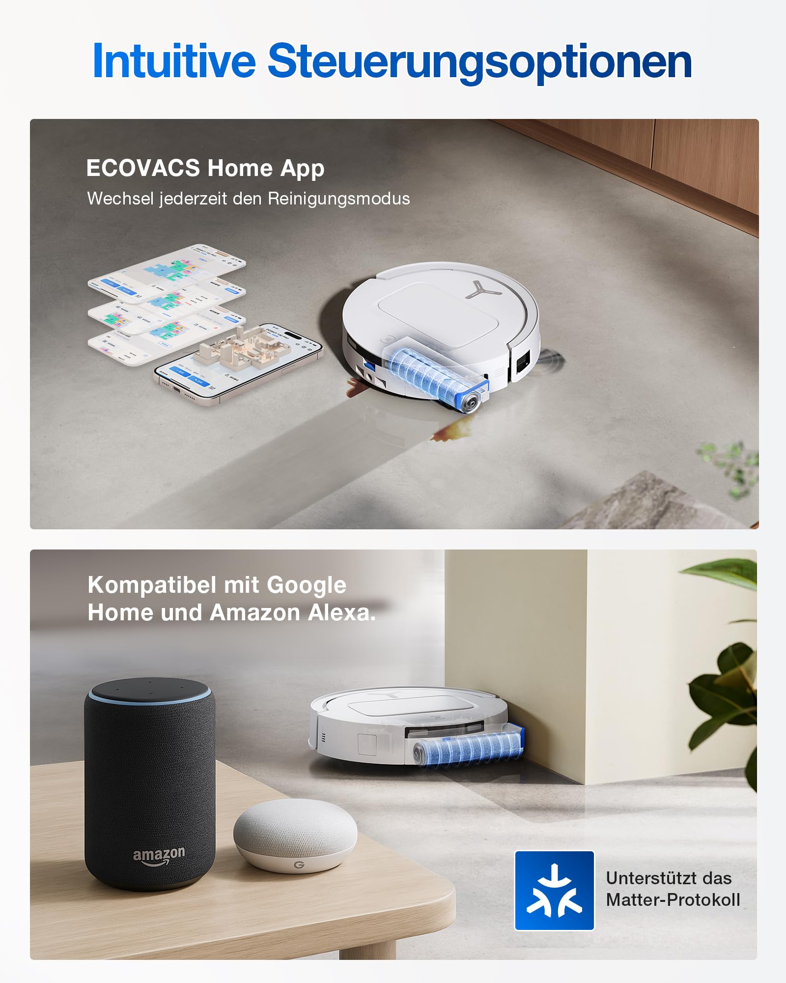 Ecovacs T80 OMNI Saugroboter mit Wischfunktion 30.000 Pa – Bild 8