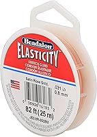 Vista 22 de Beadalon Elasticity - Cordón elástico (0,8 mm, 5 m), transparente