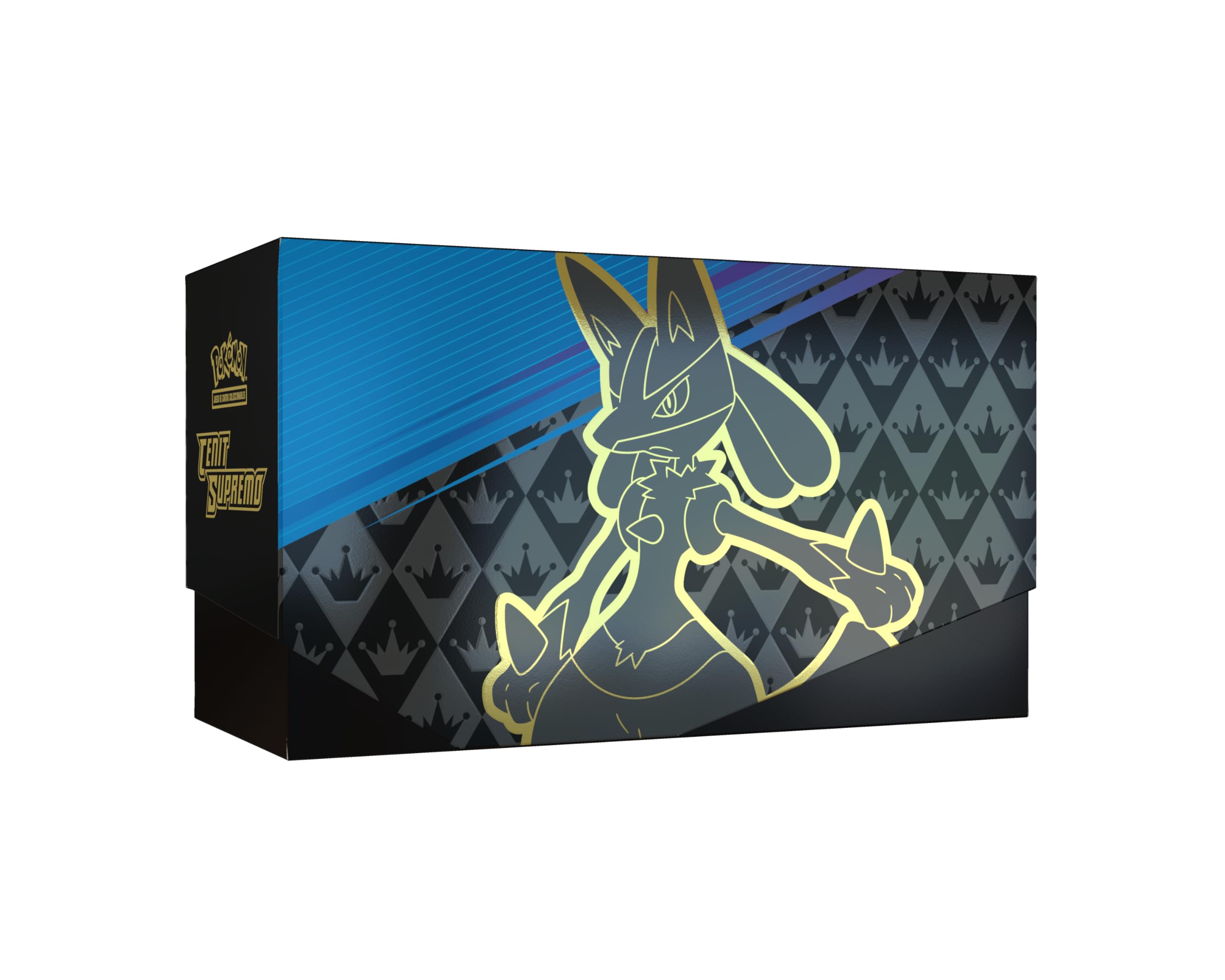 Pokémon JCC: Caja de Entrenador Élite de Cenit Supremo de JCC Pokémon (1 Carta holográfica grabada en Relieve, 10 Paquetes de Mejora y Accesorios prémium)