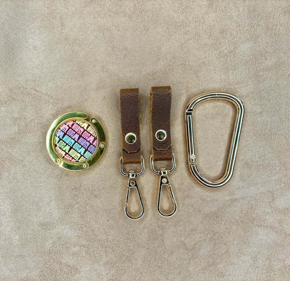 Lemonwood Minder Clip/Hook Bundle Brown image 3