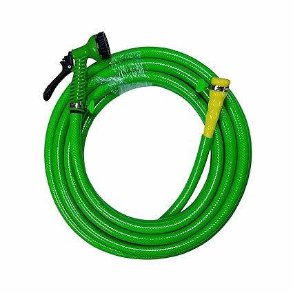 TechnoCrafts PVC Braided Water Pipe for Garden Shower 10 Meter (33 feet) 3/4