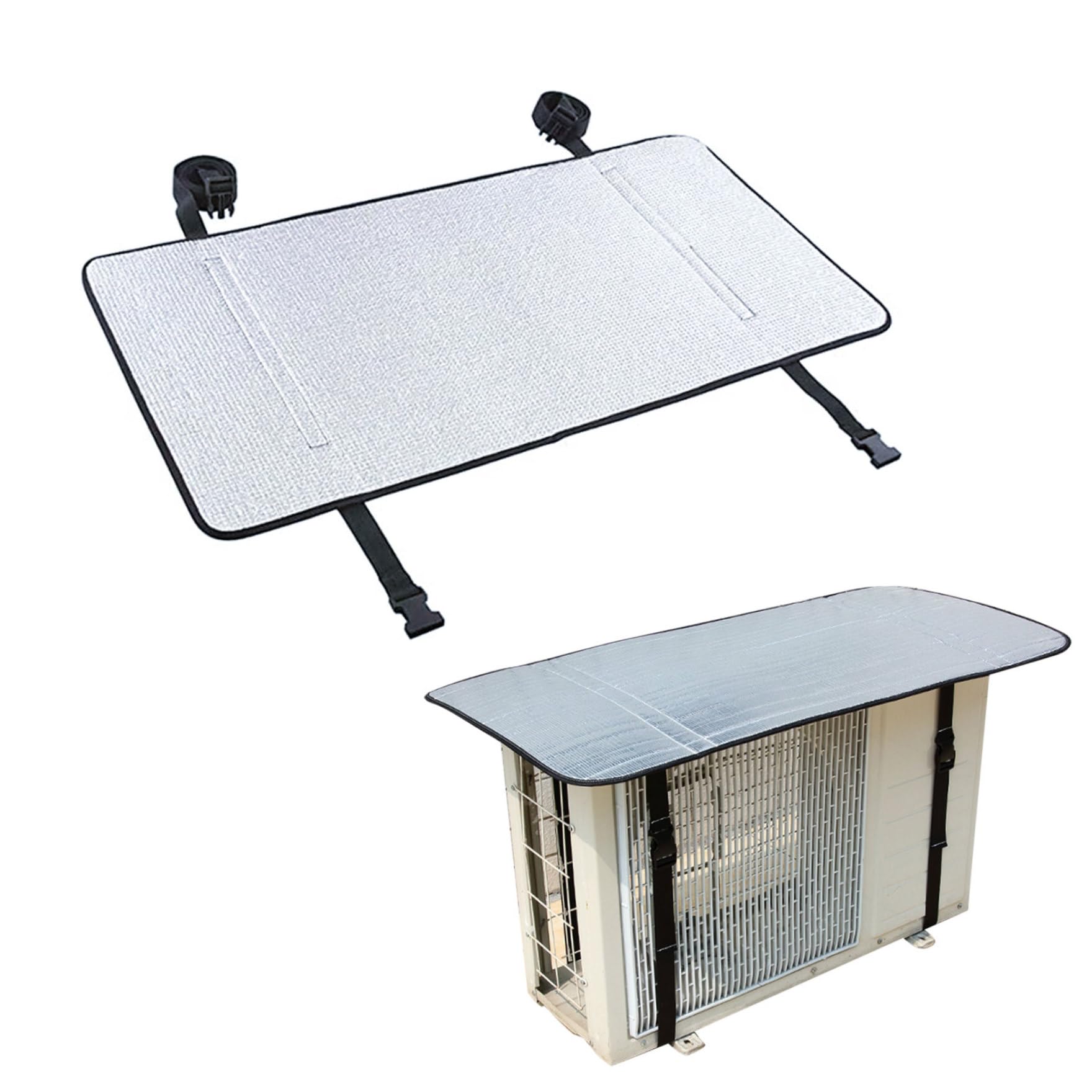 Aetherize Outdoor Air Conditioner Cover Aluminum Foil AC Protector for Outside Unit Heat Pump Unit Cover for 110x55cm ac for outside units