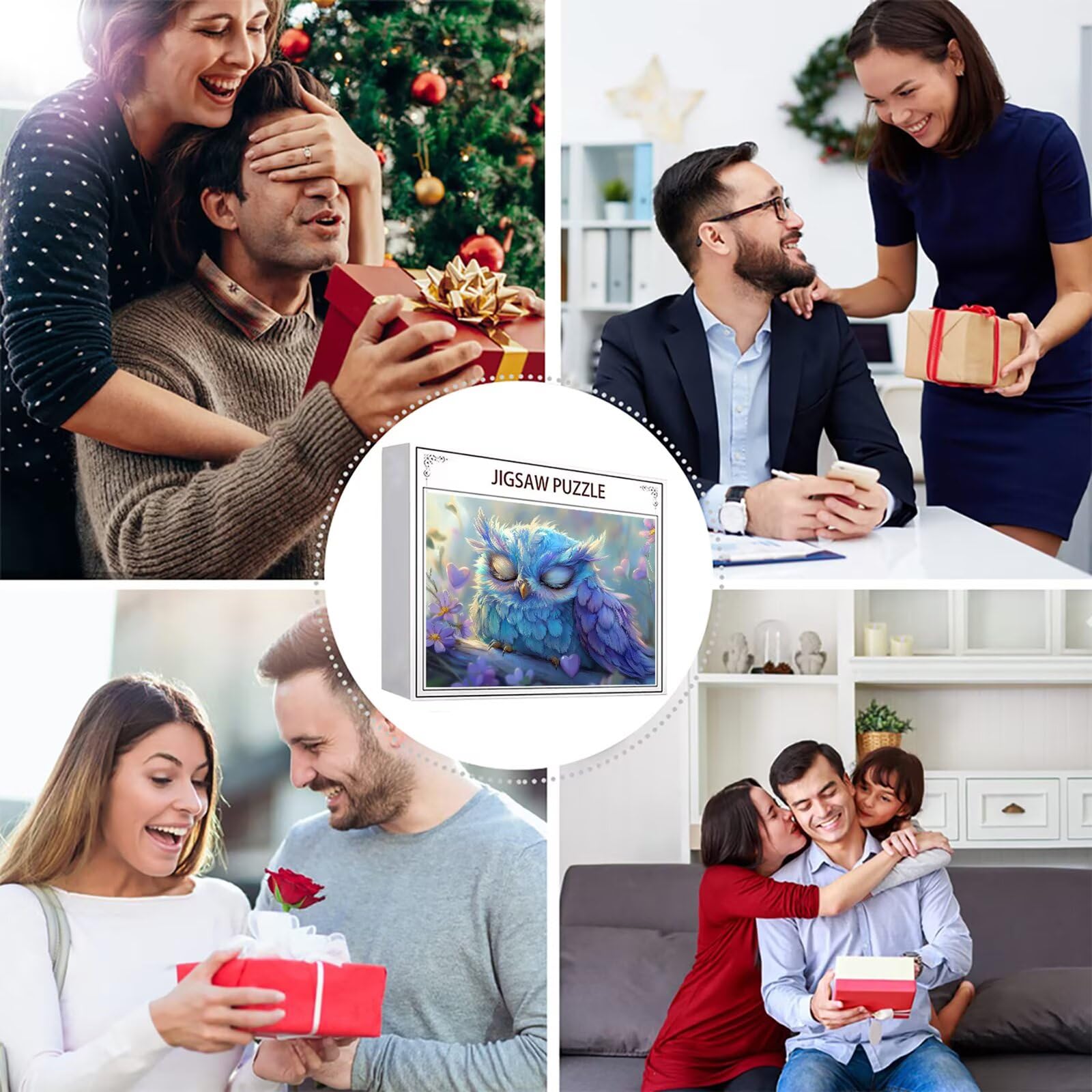 Puzzle 3000 elementów urocze puzzle dla dorosłych zwierzę 122 x 81 cm unikalne rzemiosło klasyczne 3D drewniana układanka do rodzinnych gier aktywnych, układanka zrób to sam do dekoracji ścian domu