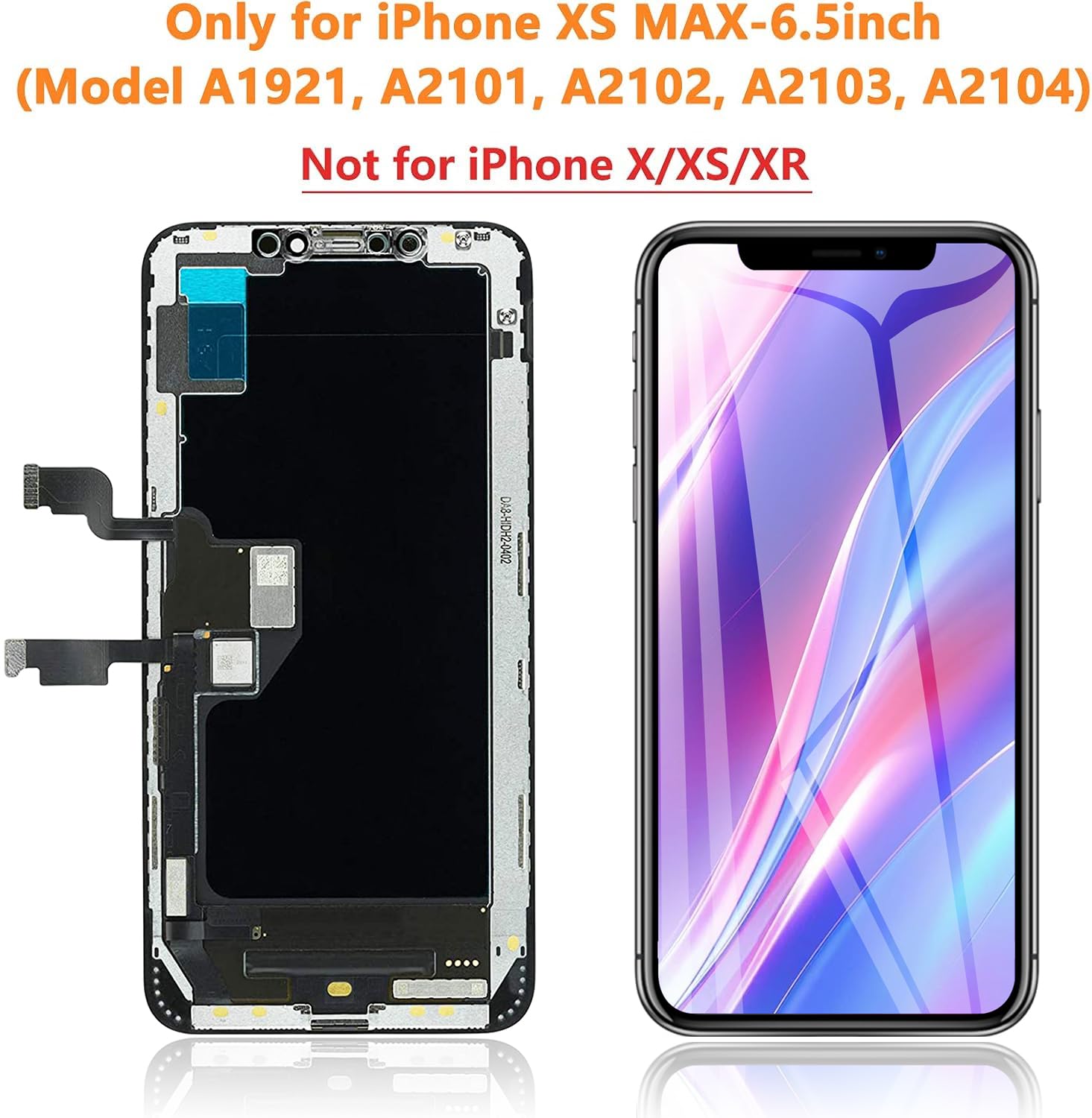 Amazon.com: for iPhone Xs Max Screen Replacement 6.5 inch
