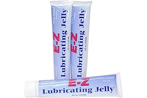 Moptrek 4oz Lubricating Jelly Tube (3-pack, USA-Made)