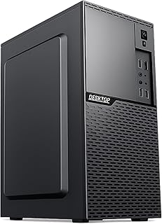 GLOBAL TOUCH i3 4th Gen Desktop Computer (I3 4160) | 8GB DDR3 RAM | 256GB SSD | Windows 11 64 Bit Licensed | MS Office | H...